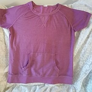 Green tea pullover lounge top Travel Workout Casual Streetwear Athleisure Soft